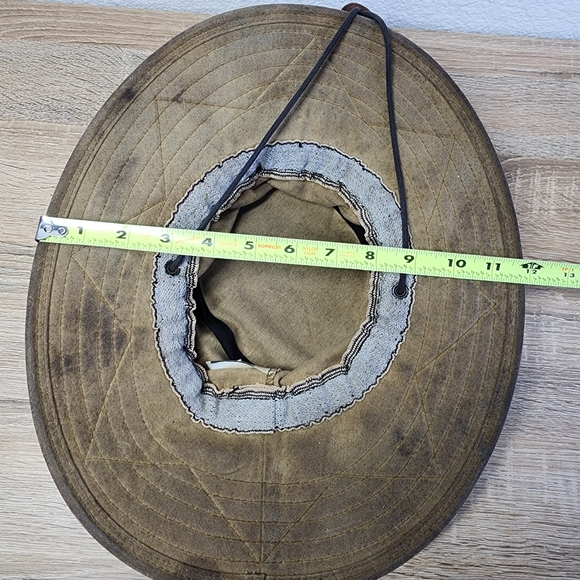 WATERSHIP TRADING COMPANIE Waxed Cotton Big Brimmed Outdoor Hat - Picture 10 of 16